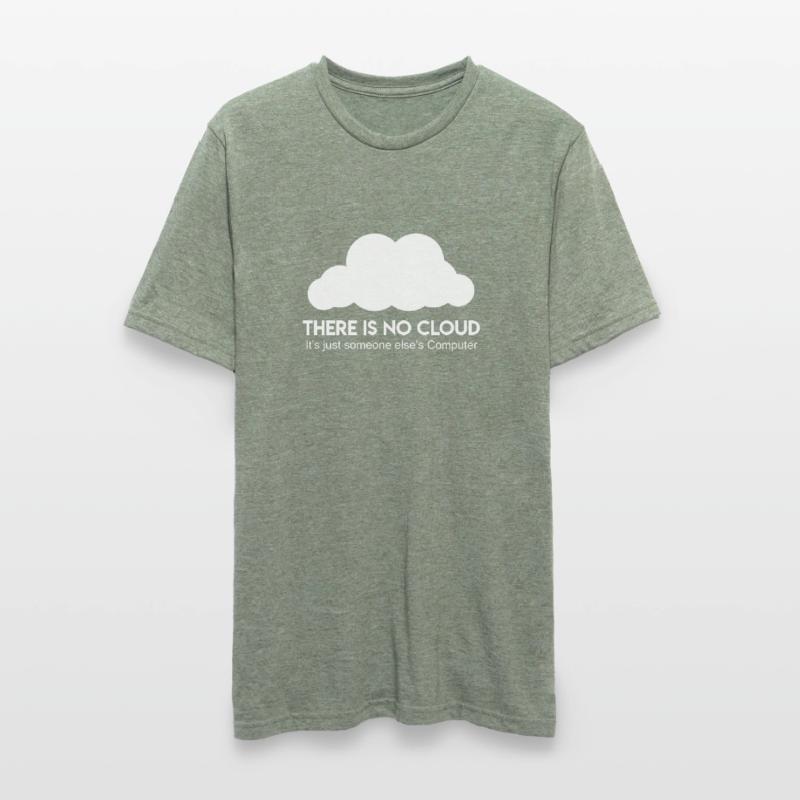 Server Cloud Saying Computer Scientist Coder Unisex Polycotton T-Shirt