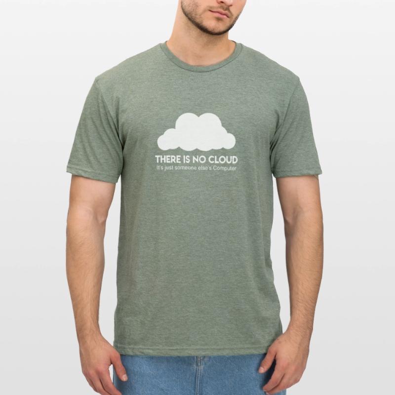 Server Cloud Saying Computer Scientist Coder Unisex Polycotton T-Shirt