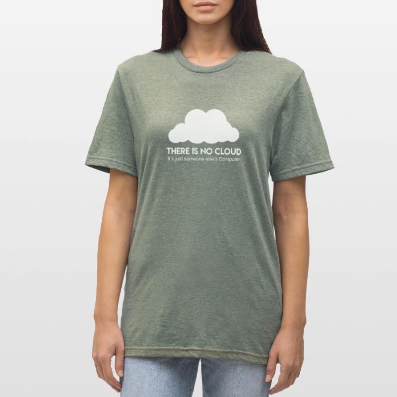 Server Cloud Spruch Informatiker Coder Unisex Polycotton T-Shirt