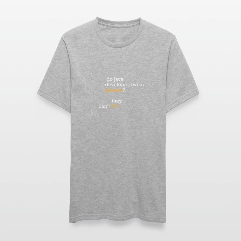 C# Code blague programmeur Hacker C Sharp Coder T-shirt polycoton Unisexe