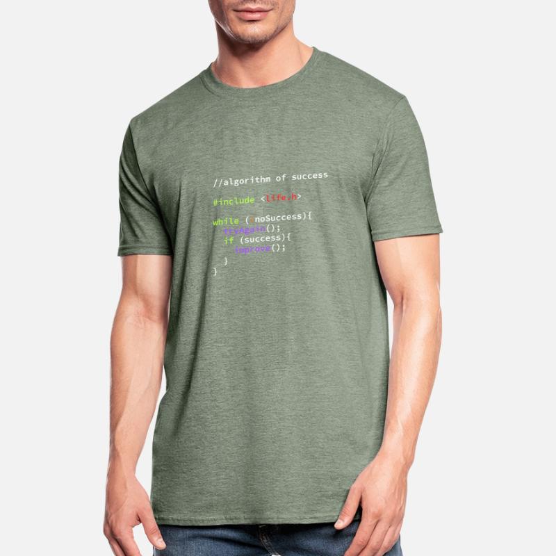 Informaticien codeur Coder Hacker Code T-shirt polycoton Unisexe