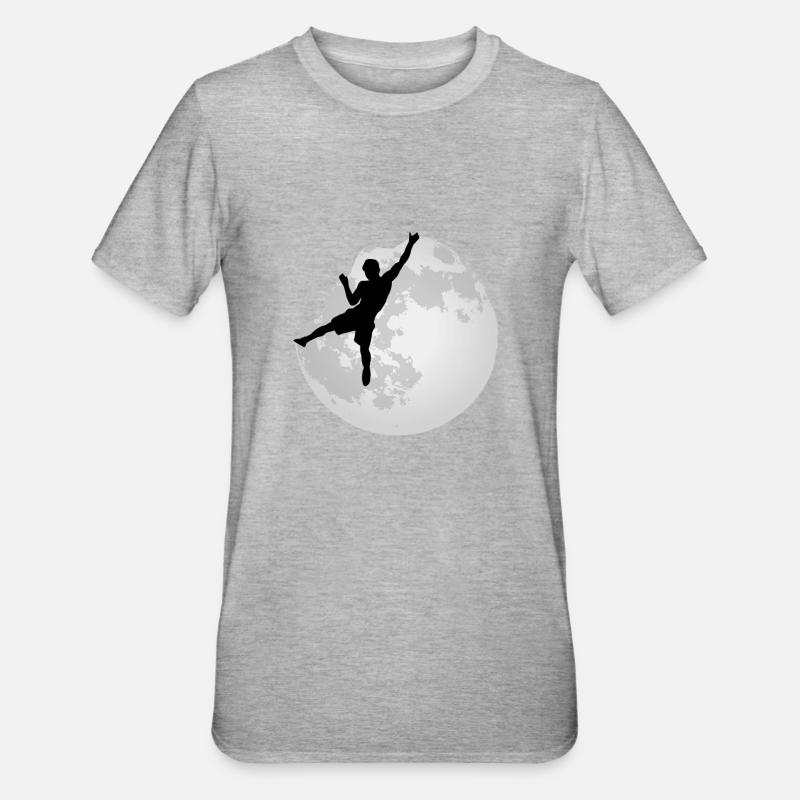 Escalade sans rocher Escalade - T-shirt polycoton Unisexe - gris chiné
