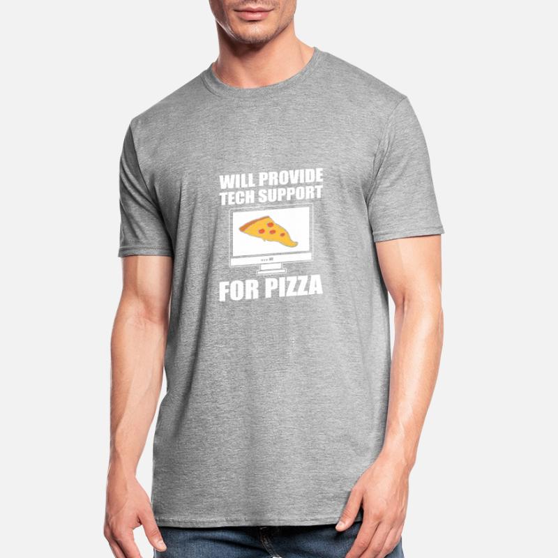 Will Provide Tech Support For Pizza Tech Support Unisex Polycotton T-Shirt