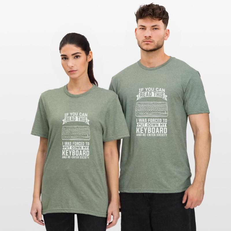 Programmeur De Coder Software Développeur T-shirt polycoton Unisexe
