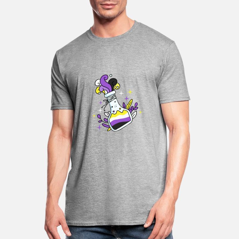 Nonbinary Pride Magic Potion Nonbinary Pride Unisex Polycotton T-Shirt