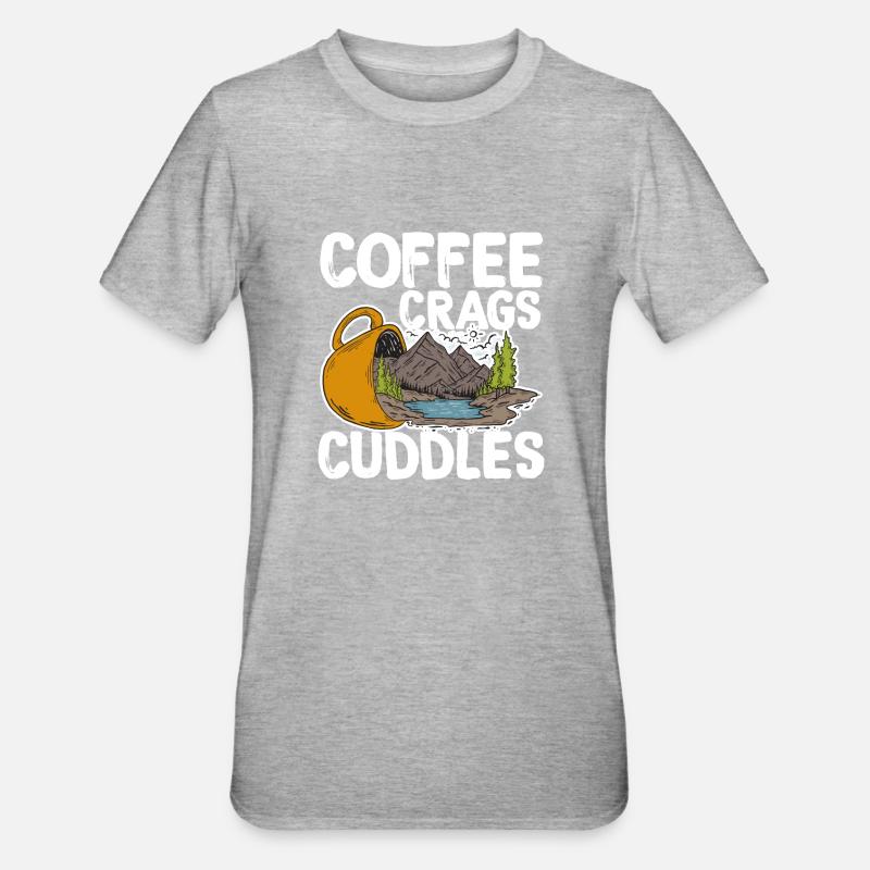 Escalade Alpinisme Grimpeurs - T-shirt polycoton Unisexe - gris chiné