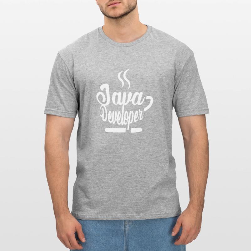 Java Developer Coffee Kaffee Unisex Polycotton T-Shirt
