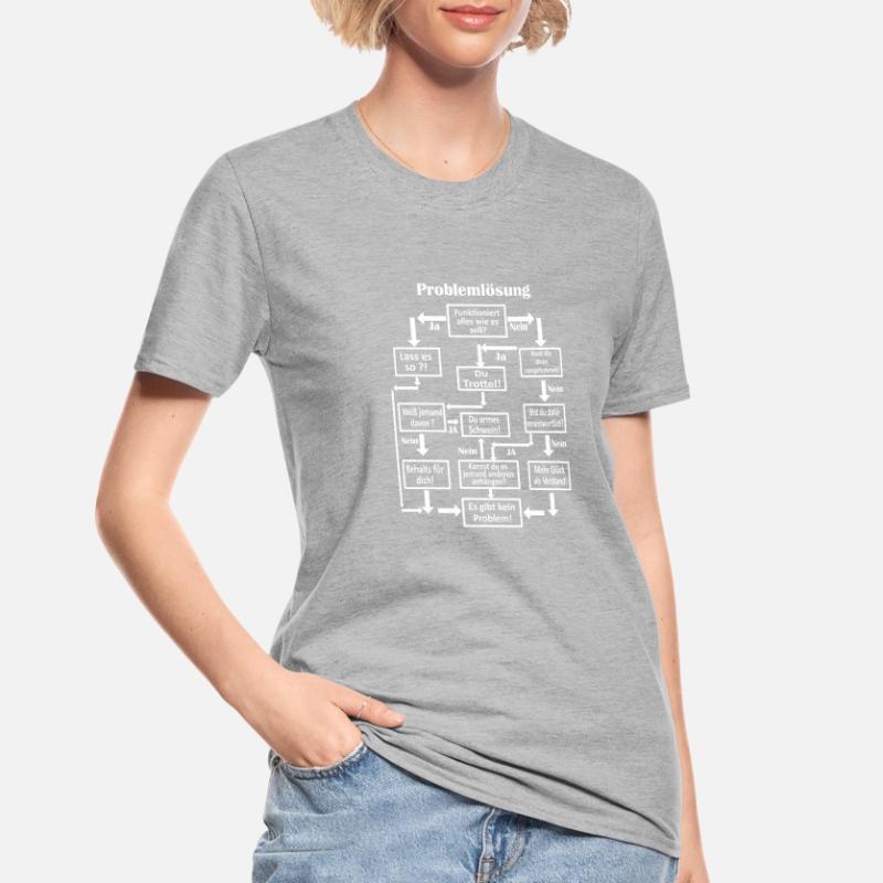 Problem Solving Men Schema Diagram Gift Unisex Polycotton T-Shirt