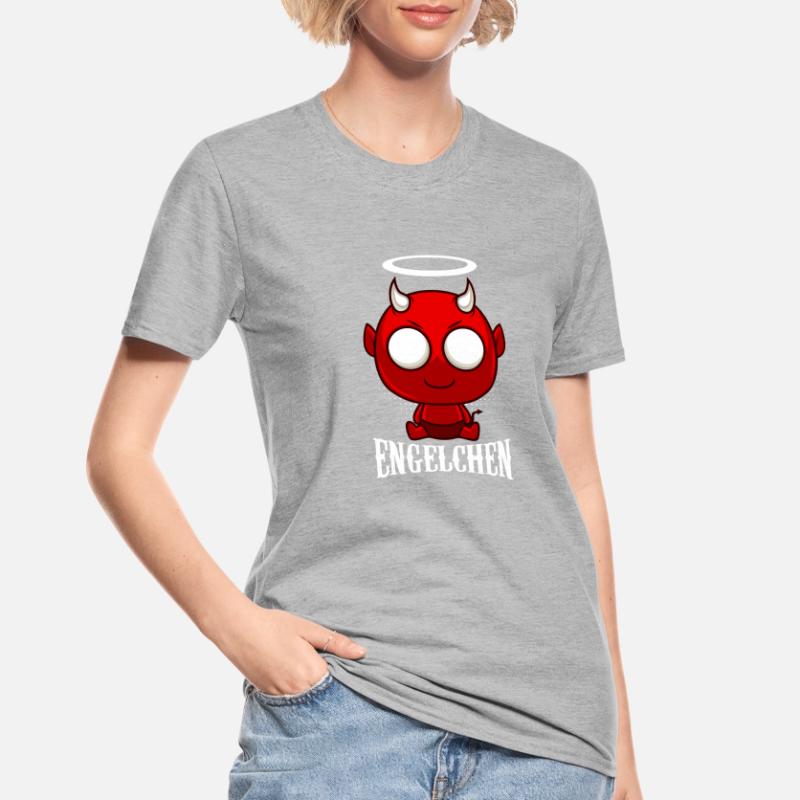 Angel Devil Devil Unisex Polycotton T-Shirt
