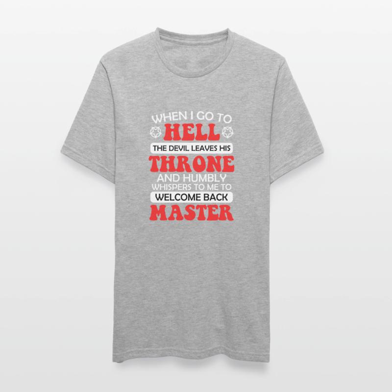 Sarcasm Devil Joke Satan Antichrist Evil Common Unisex Polycotton T-Shirt
