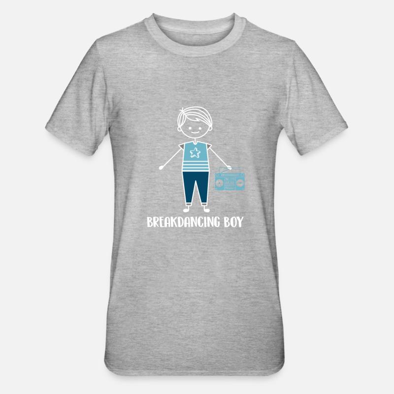 Breakdance Breakdancer Breakdancing - Unisex Polycotton T-Shirt - heather grey