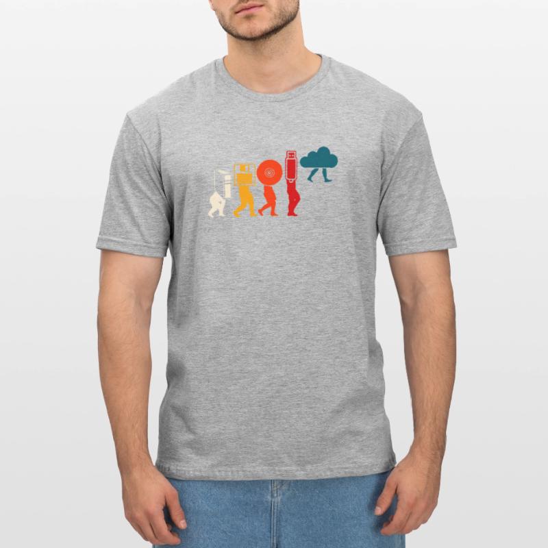 Cloud Programmer Evolution. Unisex Polycotton T-Shirt