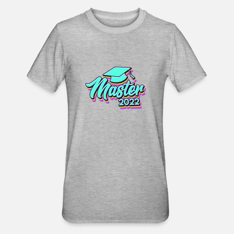 Master Master 2022 - T-shirt polycoton Unisexe - gris chiné
