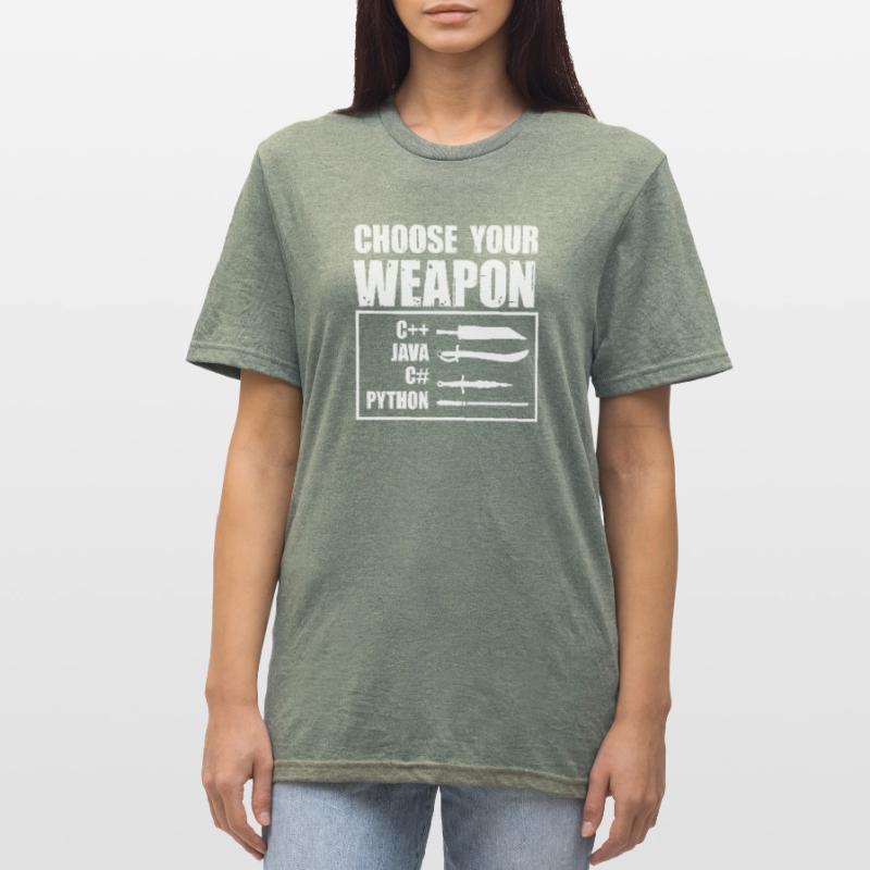 Programmation Python, programmeur, codeur T-shirt polycoton Unisexe