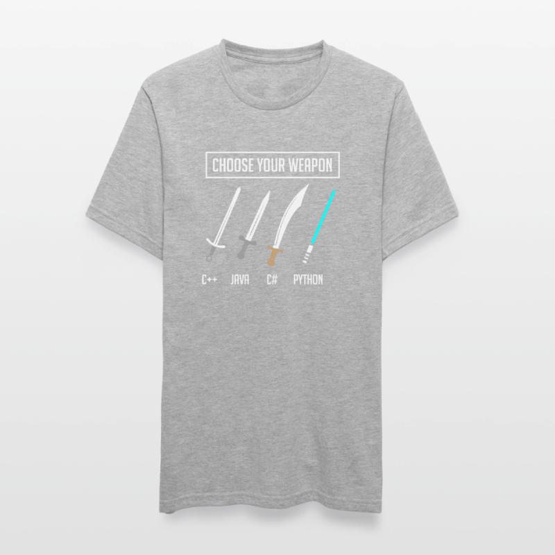 Programmation Python, programmeur Code Python T-shirt polycoton Unisexe