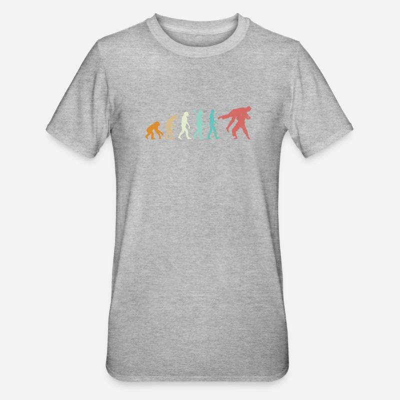 Evolution Jiu Jitsu Arts Martiaux - T-shirt polycoton Unisexe - gris chiné