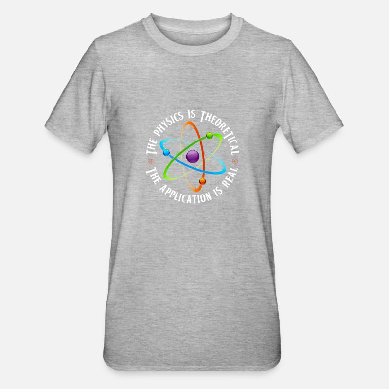 Physics Physicist - Unisex Polycotton T-Shirt - heather grey