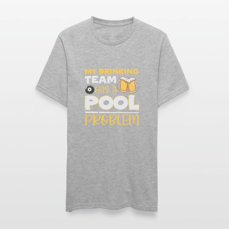 Billiard Pool Snooker Queue Billiard Player Unisex Polycotton T-Shirt