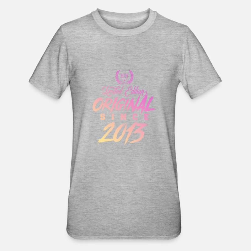 Édition limitée originale 2013 - T-shirt polycoton Unisexe - gris chiné