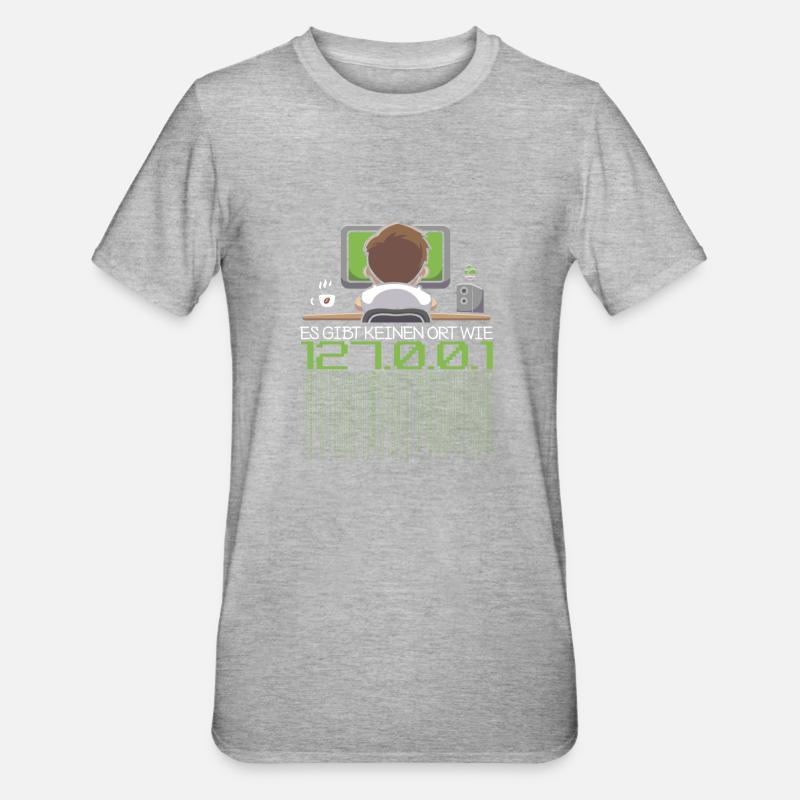 Programmer Coder Software Developer - Unisex Polycotton T-Shirt - heather grey