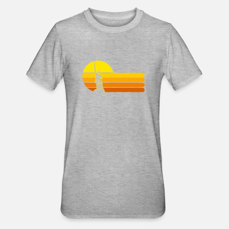 Hermann Monument Lippe Arminius Detmold - T-shirt polycoton Unisexe - gris chiné