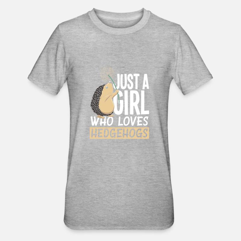 Hérisson Hérisson Hérisson - T-shirt polycoton Unisexe - gris chiné