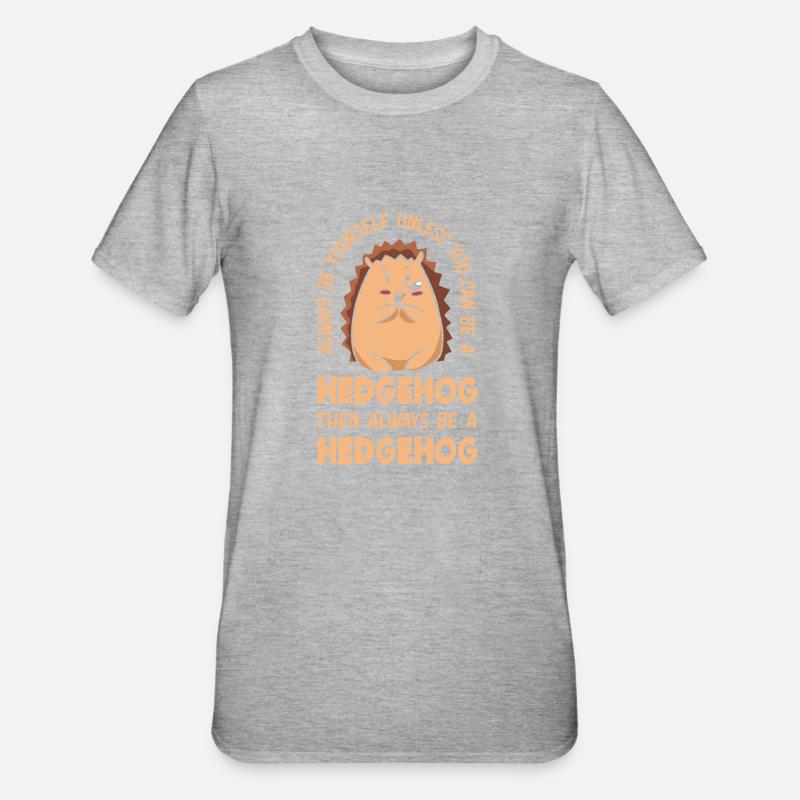 Hérisson Hérisson Hérisson - T-shirt polycoton Unisexe - gris chiné