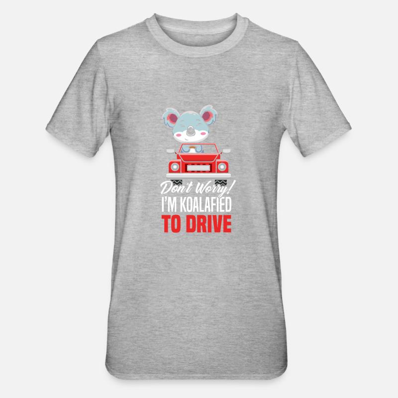 Driver's License Passed Gift - Unisex Polycotton T-Shirt - heather grey
