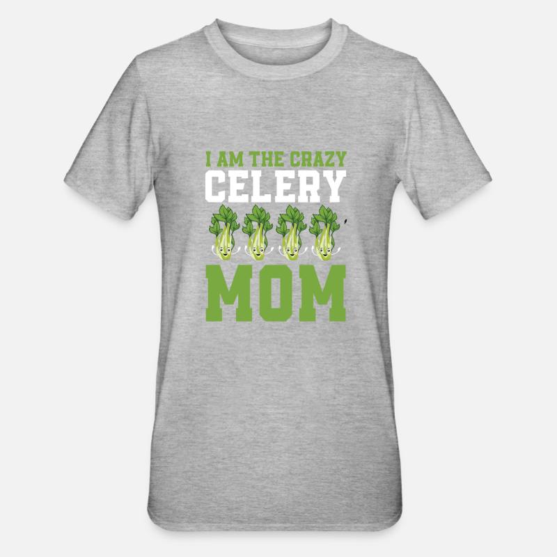 Maman céleri - T-shirt polycoton Unisexe - gris chiné