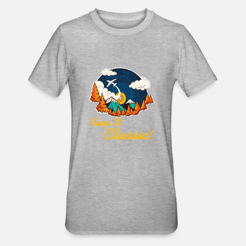 Keep it Classic Schallplatten - Unisex Polycotton T-Shirt - undefined