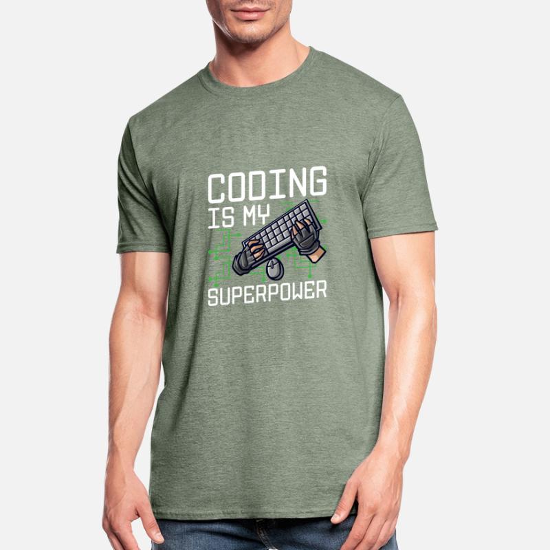 Coding Is My Superpower Programming Coder Computer Unisex Polycotton T-Shirt