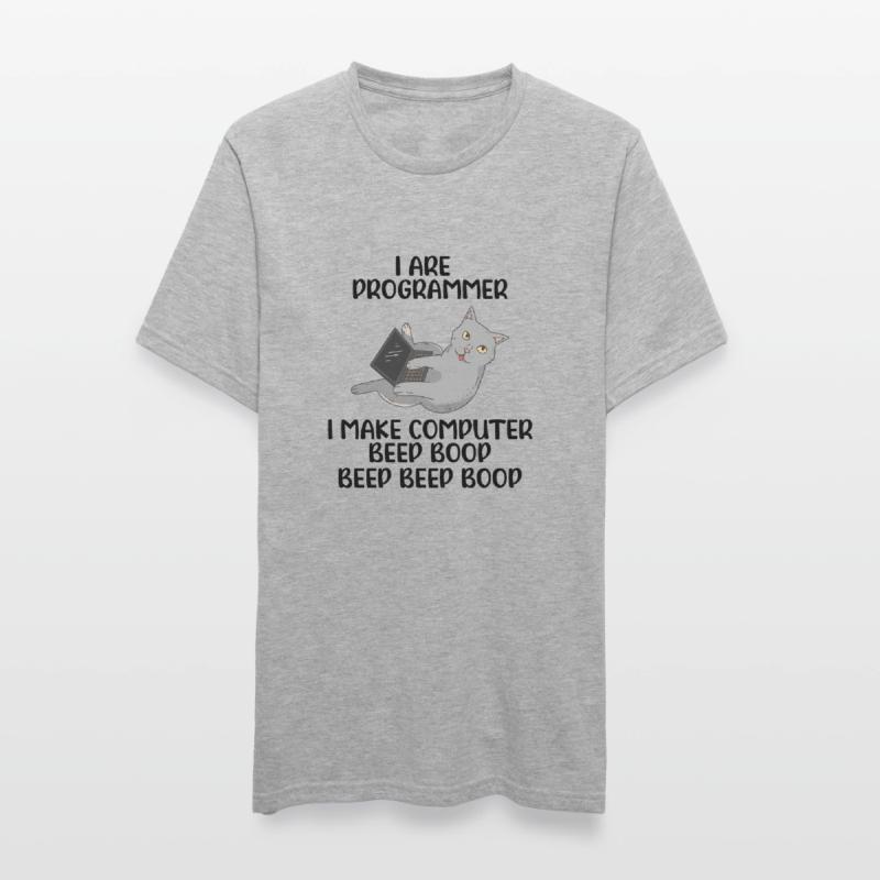I Are Programmer I Make Computer Beep Bop Coder So Unisex Polycotton T-Shirt