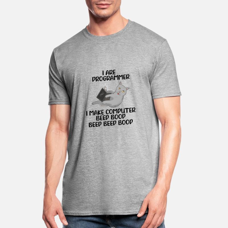 I Are Programmer I Make Computer Beep Bop Coder So Unisex Polycotton T-Shirt