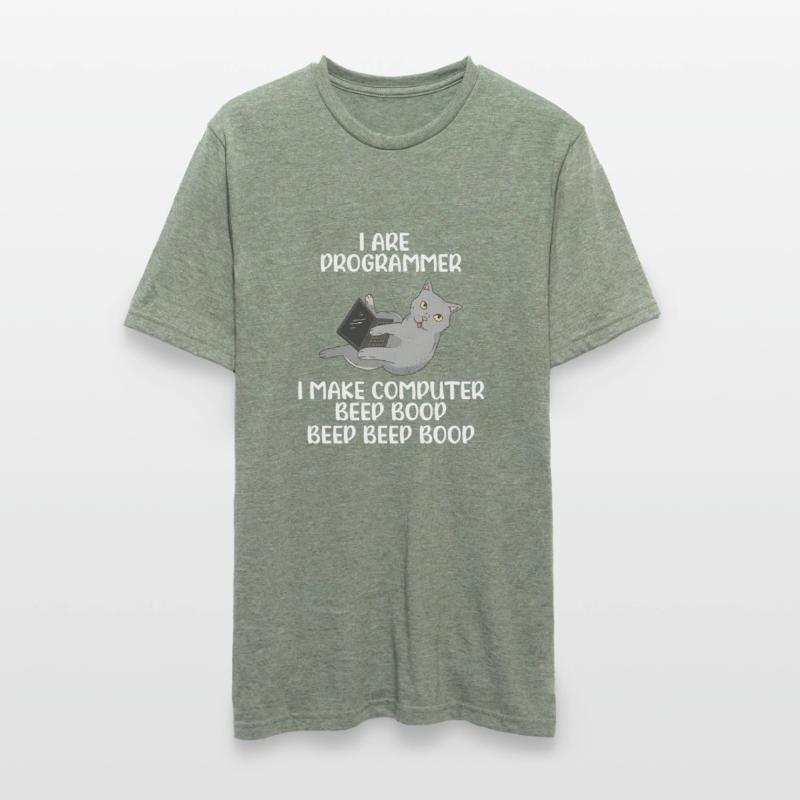 I Are Programmer I Make Computer Beep Bop Coder So Unisex Polycotton T-Shirt