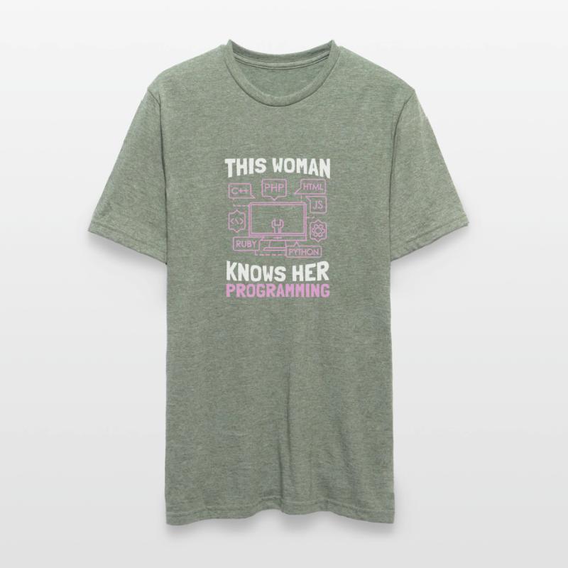 Programmeur Coder Développeur de logiciels T-shirt polycoton Unisexe