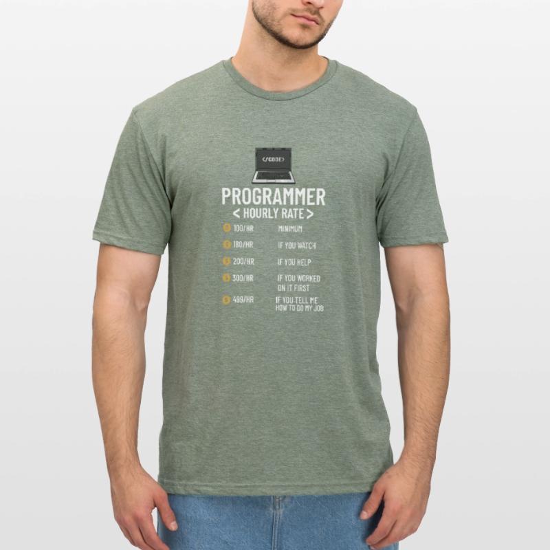 Programmer Programming Computer Developer Pc Unisex Polycotton T-Shirt