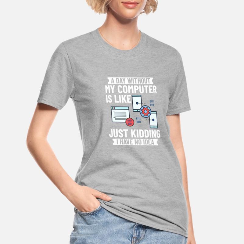 Programmeur Programmation Ordinateur Développeur Pc T-shirt polycoton Unisexe