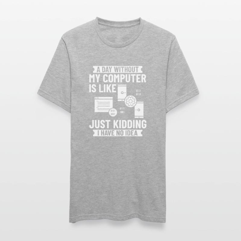 Programmeur Programmation Ordinateur Développeur Pc T-shirt polycoton Unisexe
