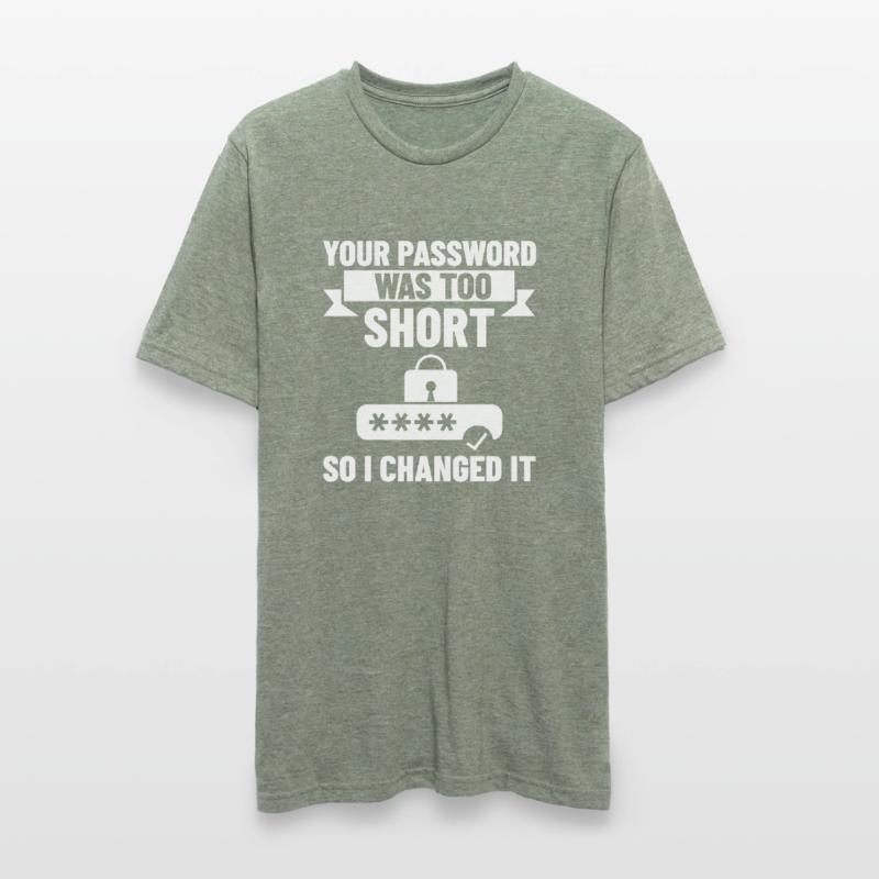 Password Hacker Security Computer Hacking Unisex Polycotton T-Shirt