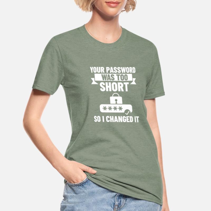 Password Hacker Security Computer Hacking Unisex Polycotton T-Shirt