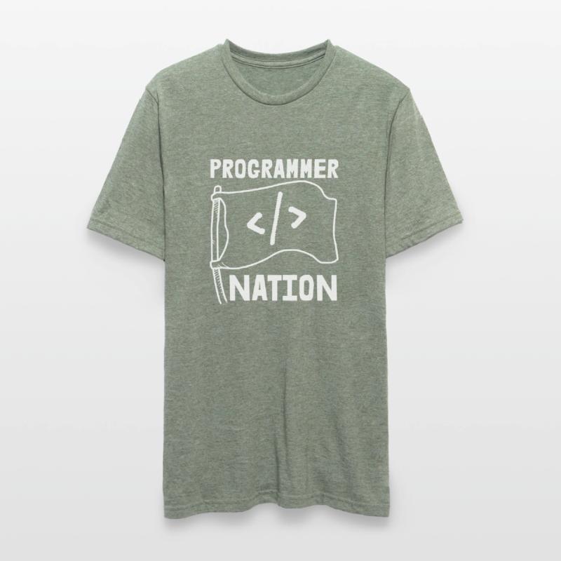 Programmierer Coder Software Entwickler Unisex Polycotton T-Shirt