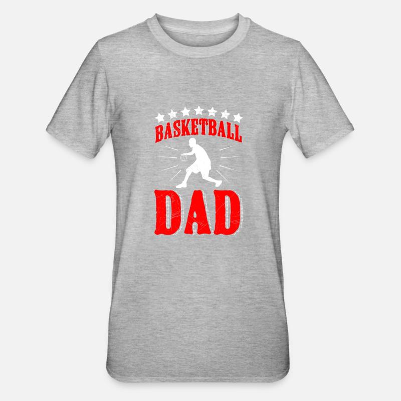 Basketteur Papa - T-shirt polycoton Unisexe - gris chiné