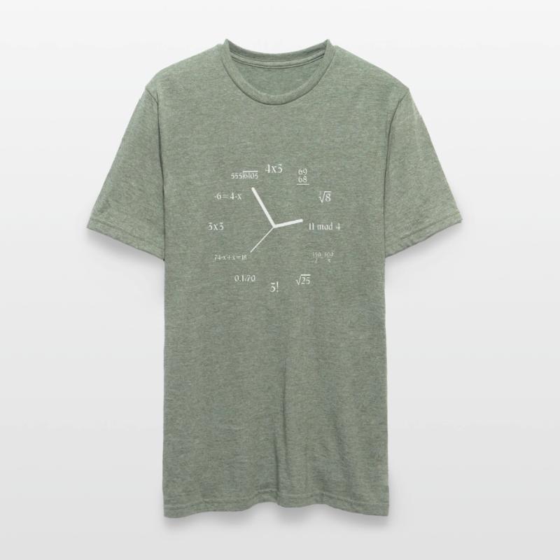 Formula Math Meme Math Equation Jokes Math Clock Unisex Polycotton T-Shirt