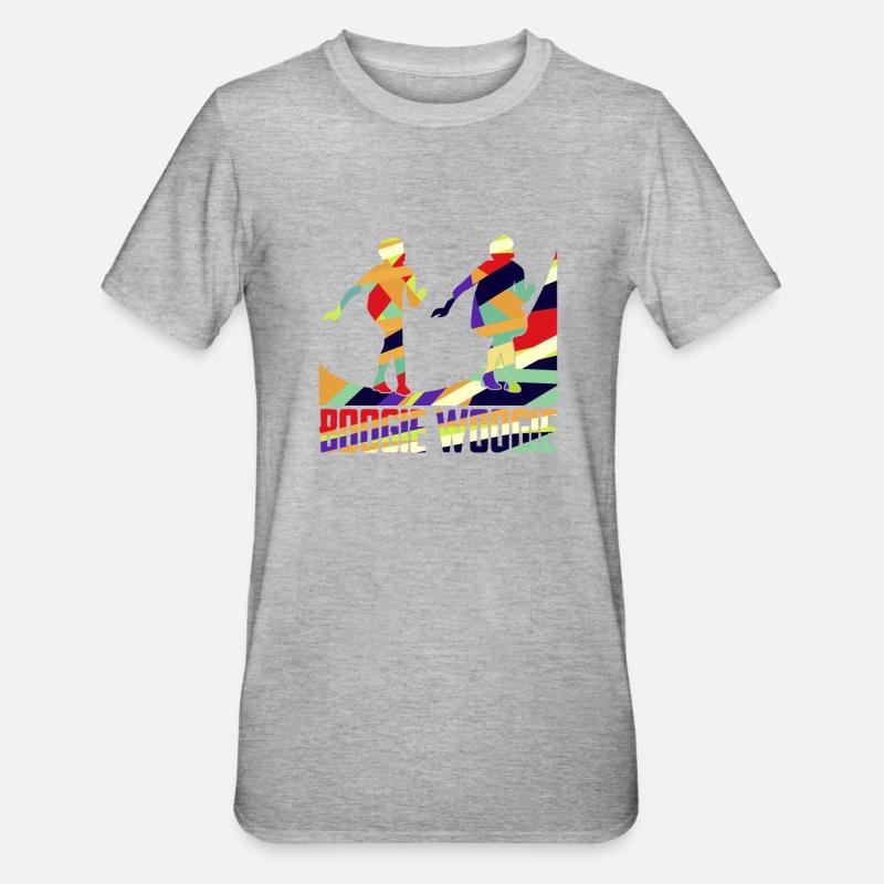 Boogie Woogie Boogie-Woogie Dancing Swing - T-shirt polycoton Unisexe - gris chiné