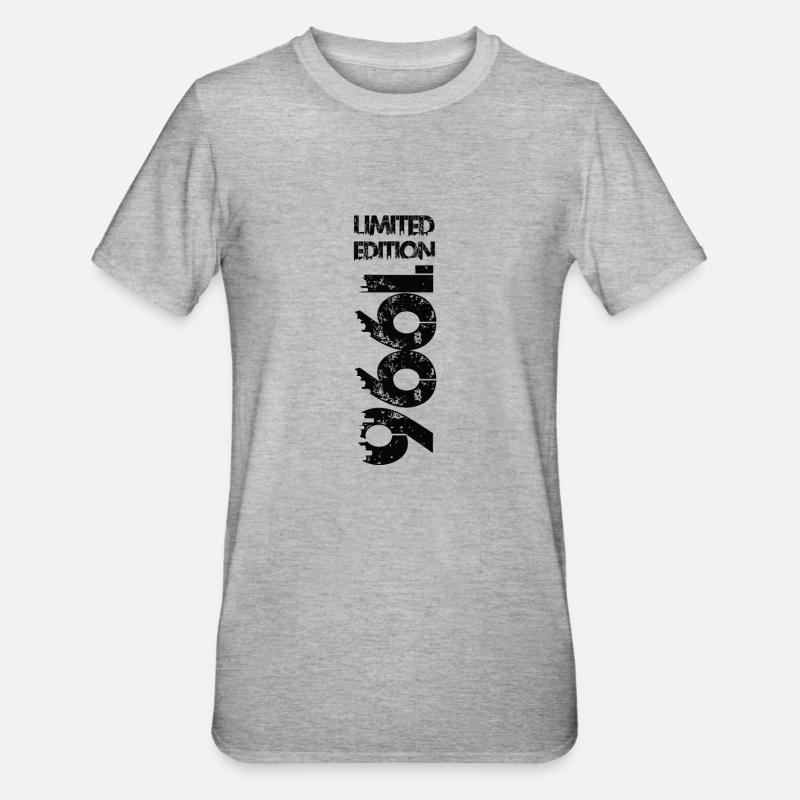 Édition limitée 1996 - T-shirt polycoton Unisexe - gris chiné