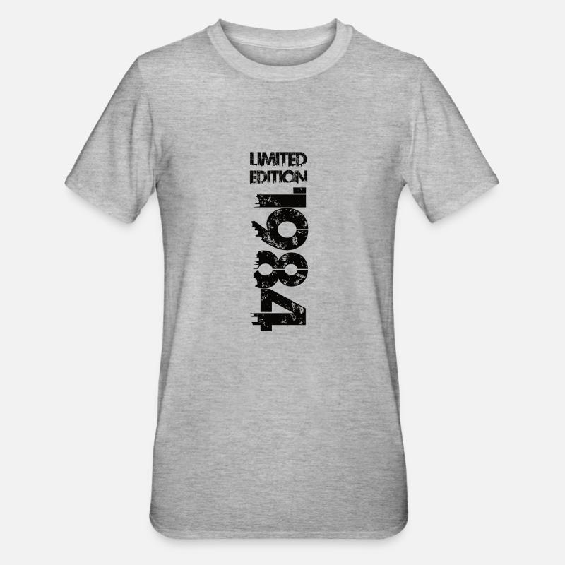 Édition limitée 1984 - T-shirt polycoton Unisexe - gris chiné