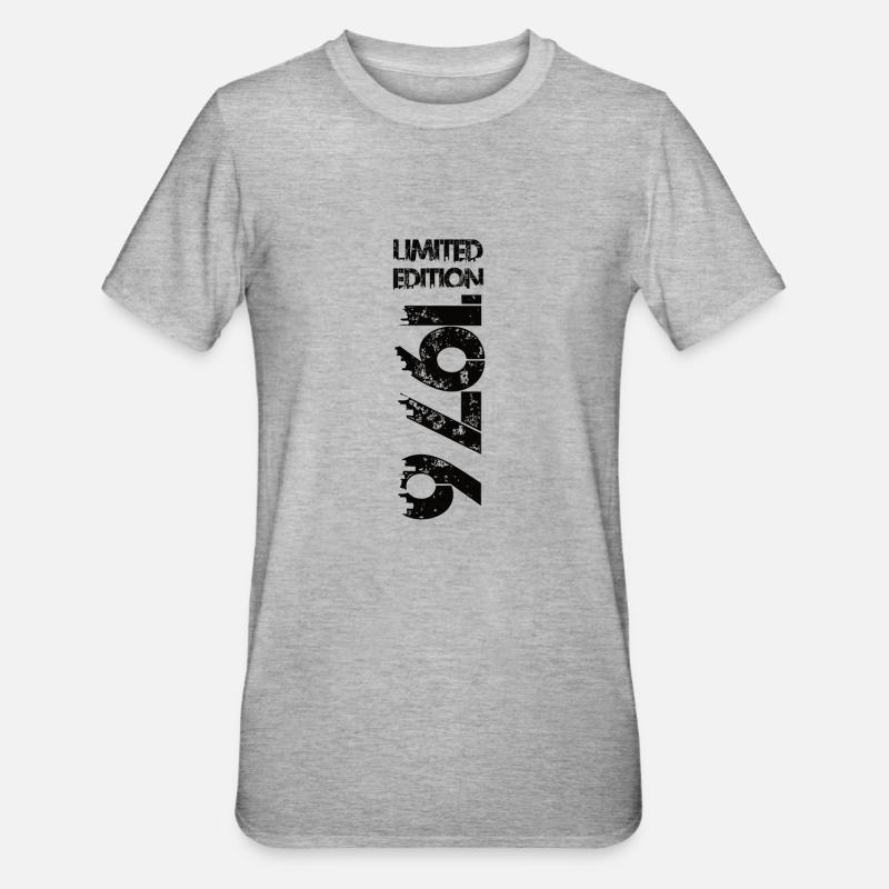 Édition limitée 1976 - T-shirt polycoton Unisexe - gris chiné