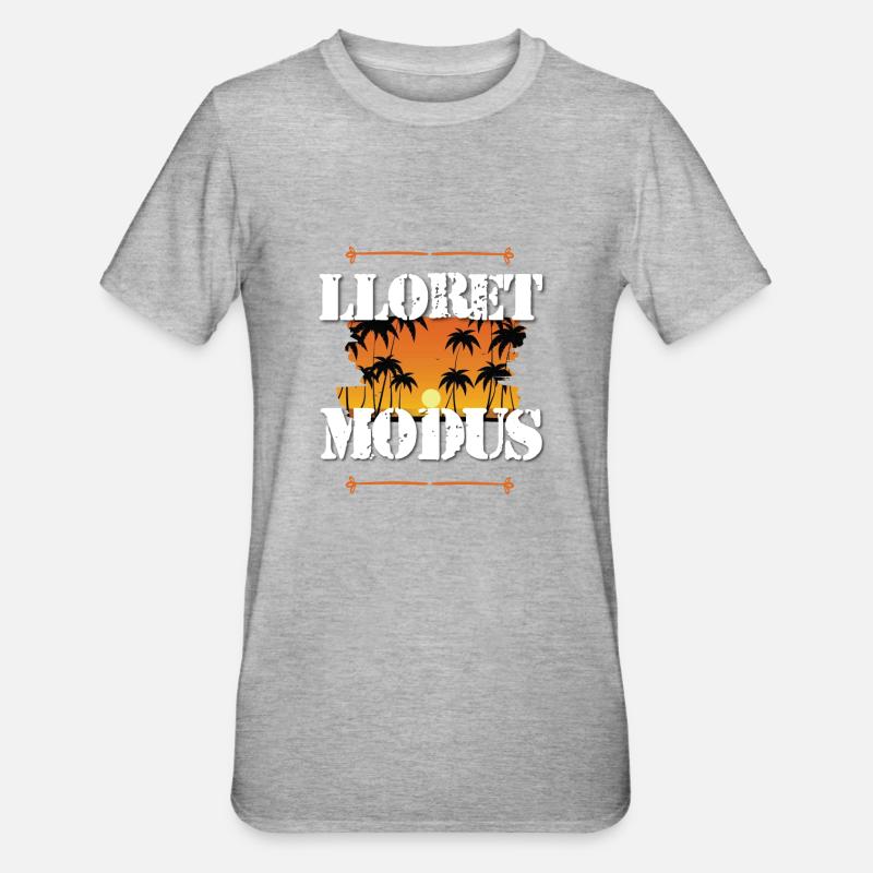Lloret de Mar mode - Unisex Polycotton T-Shirt - heather grey