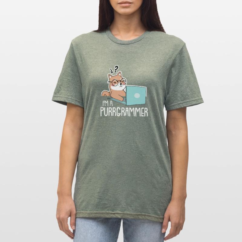 Programmierer Coder Software Entwickler Unisex Polycotton T-Shirt