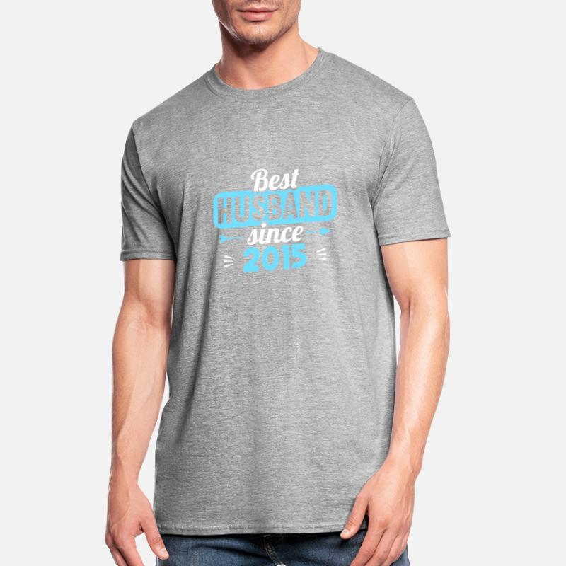 Beste Ehefrau Bester Ehemann seit 2015 Unisex Polycotton T-Shirt